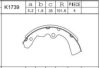 NISSA 41060G0325 Brake Shoe Set